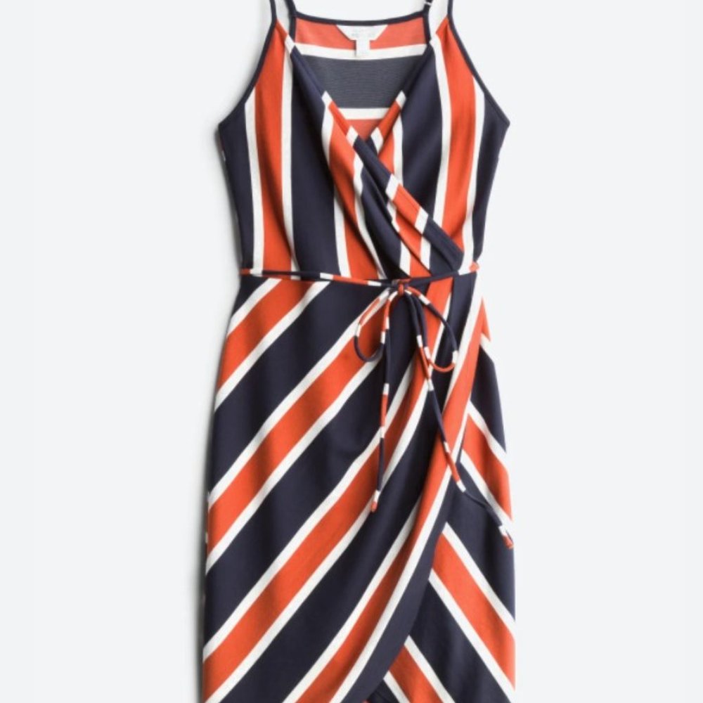 Market & Spruce Annora Faux Wrap Knit Dress